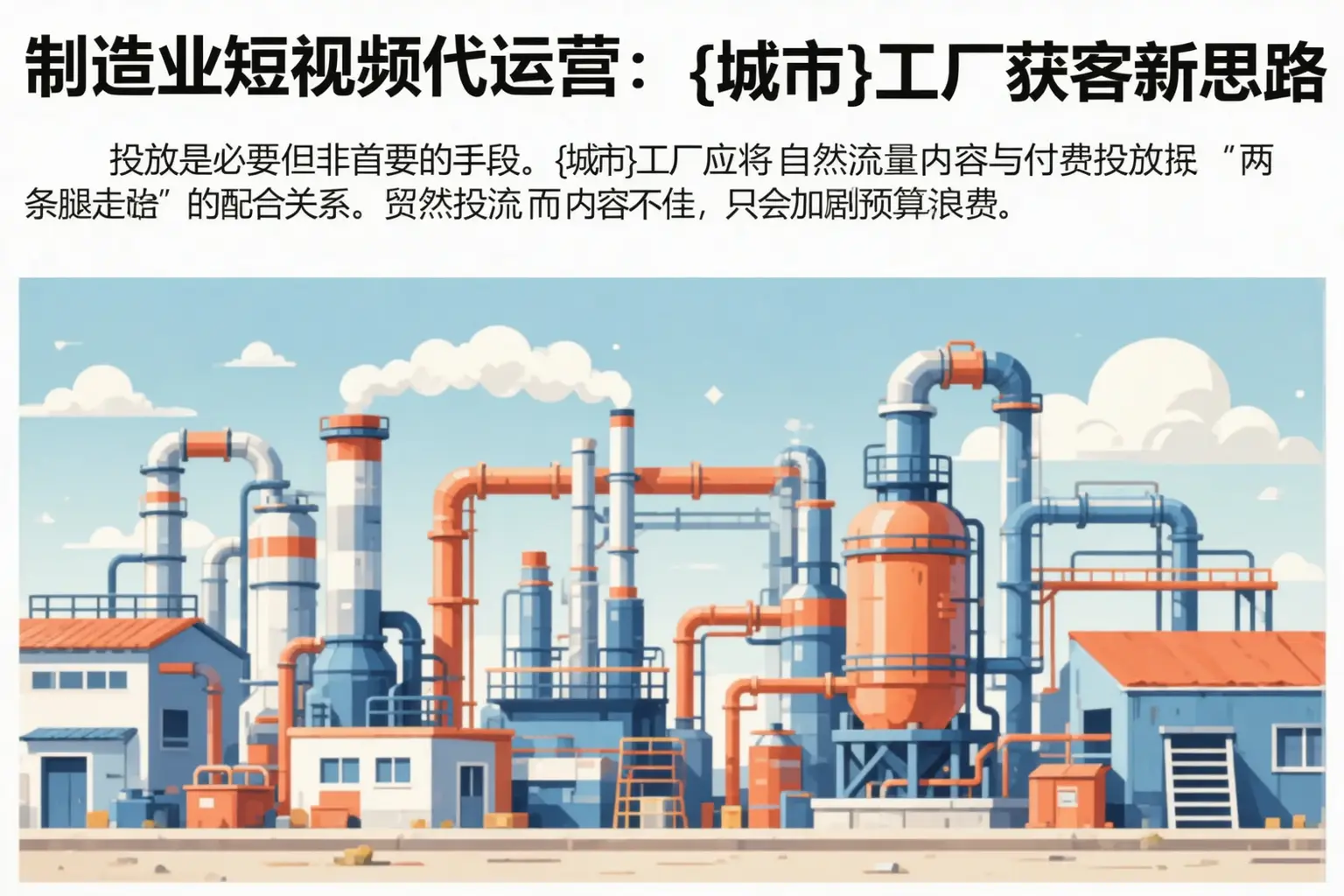 制造业短视频代运营：东方工厂获客新思路