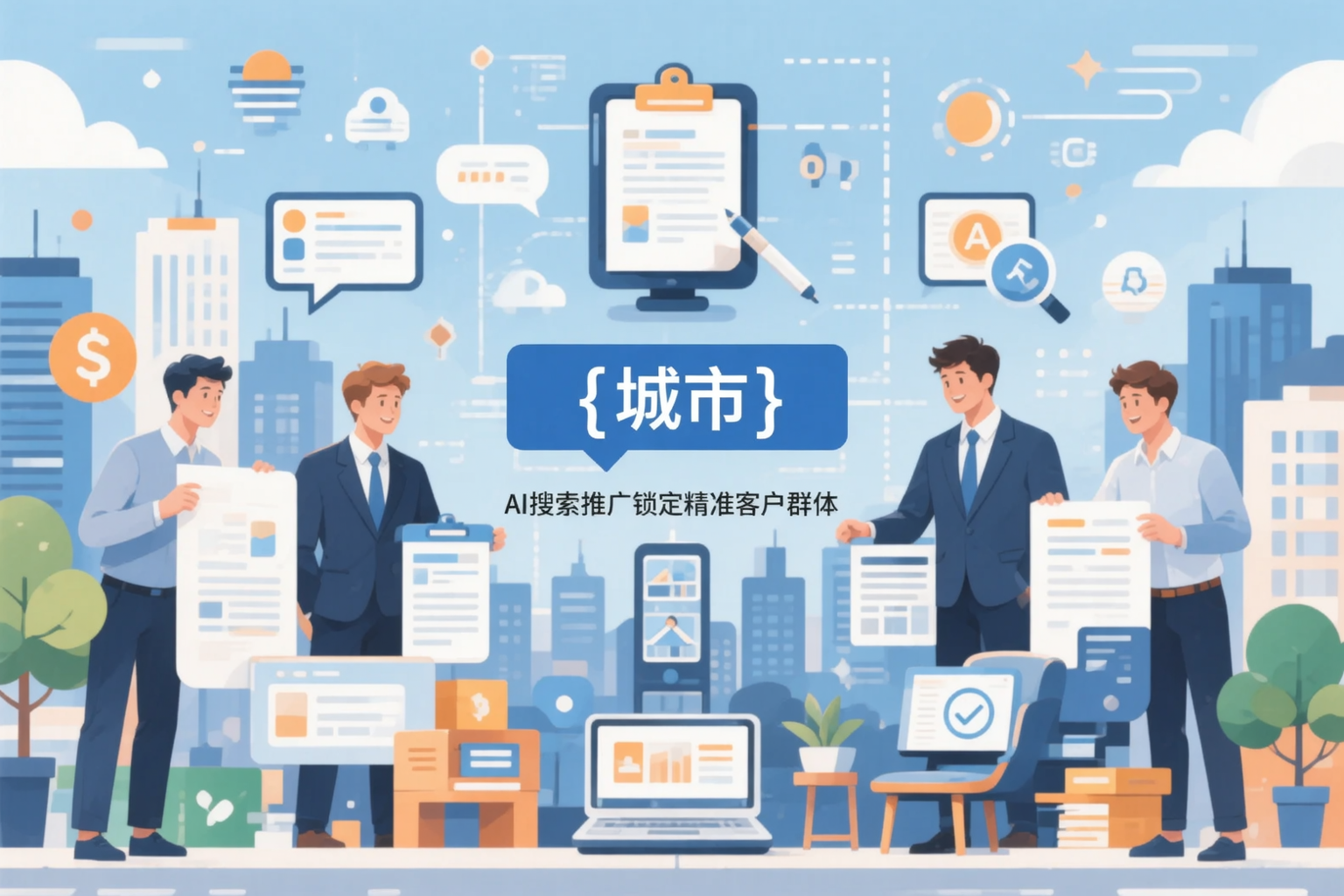 东方公司如何用AI搜索推广锁定精准客户群体