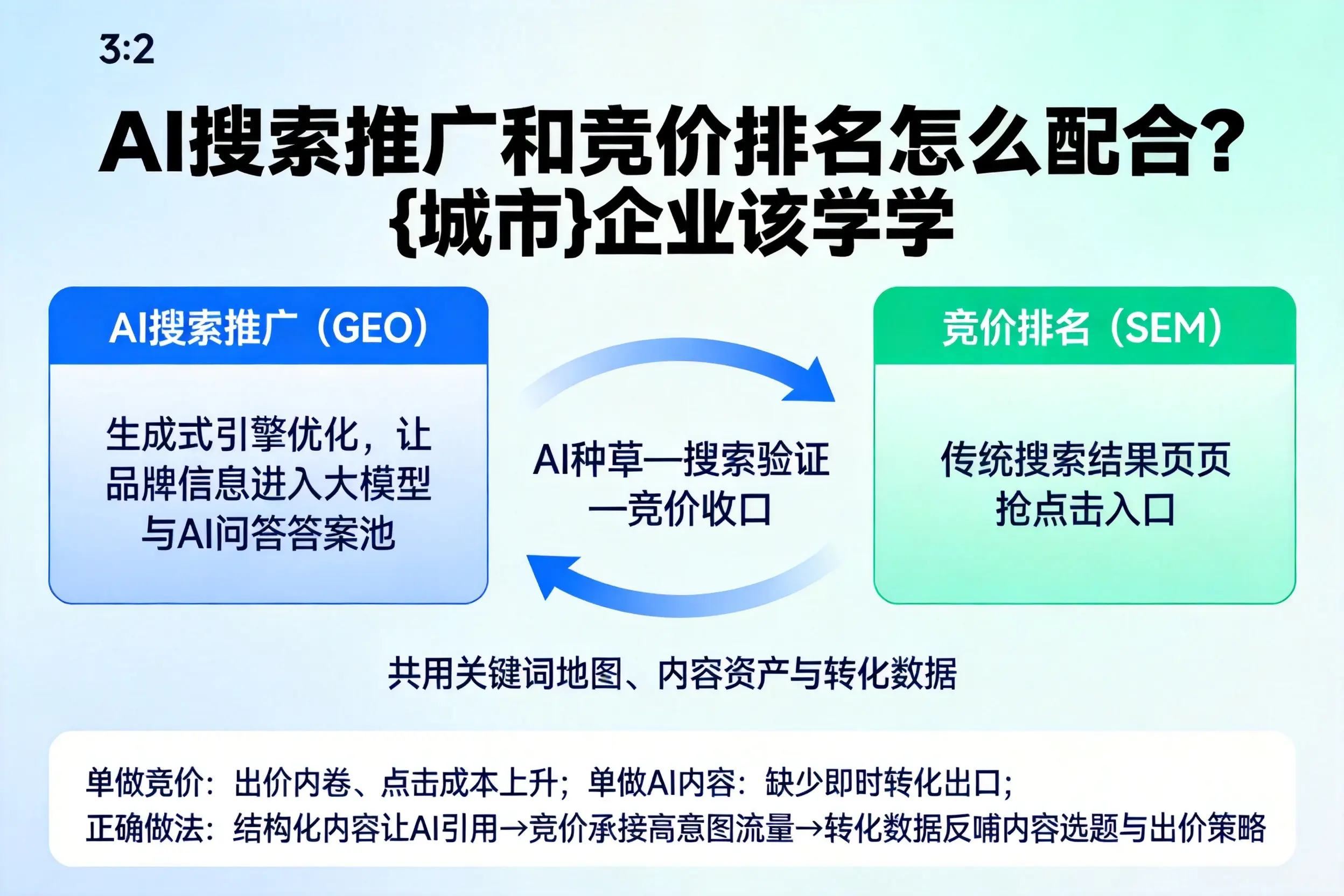 AI搜索推广和竞价排名怎么配合？东方企业该学学