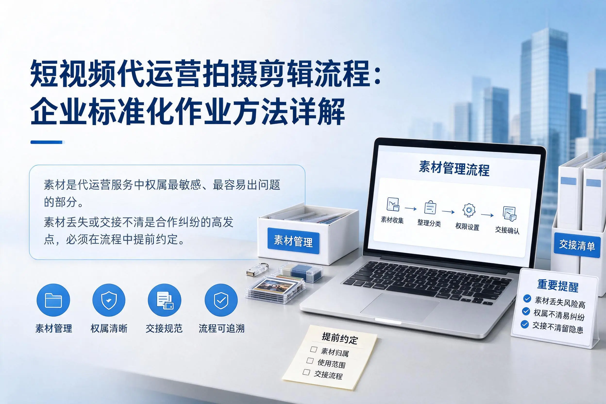 短视频代运营拍摄剪辑流程：东方企业标准化作业方法详解