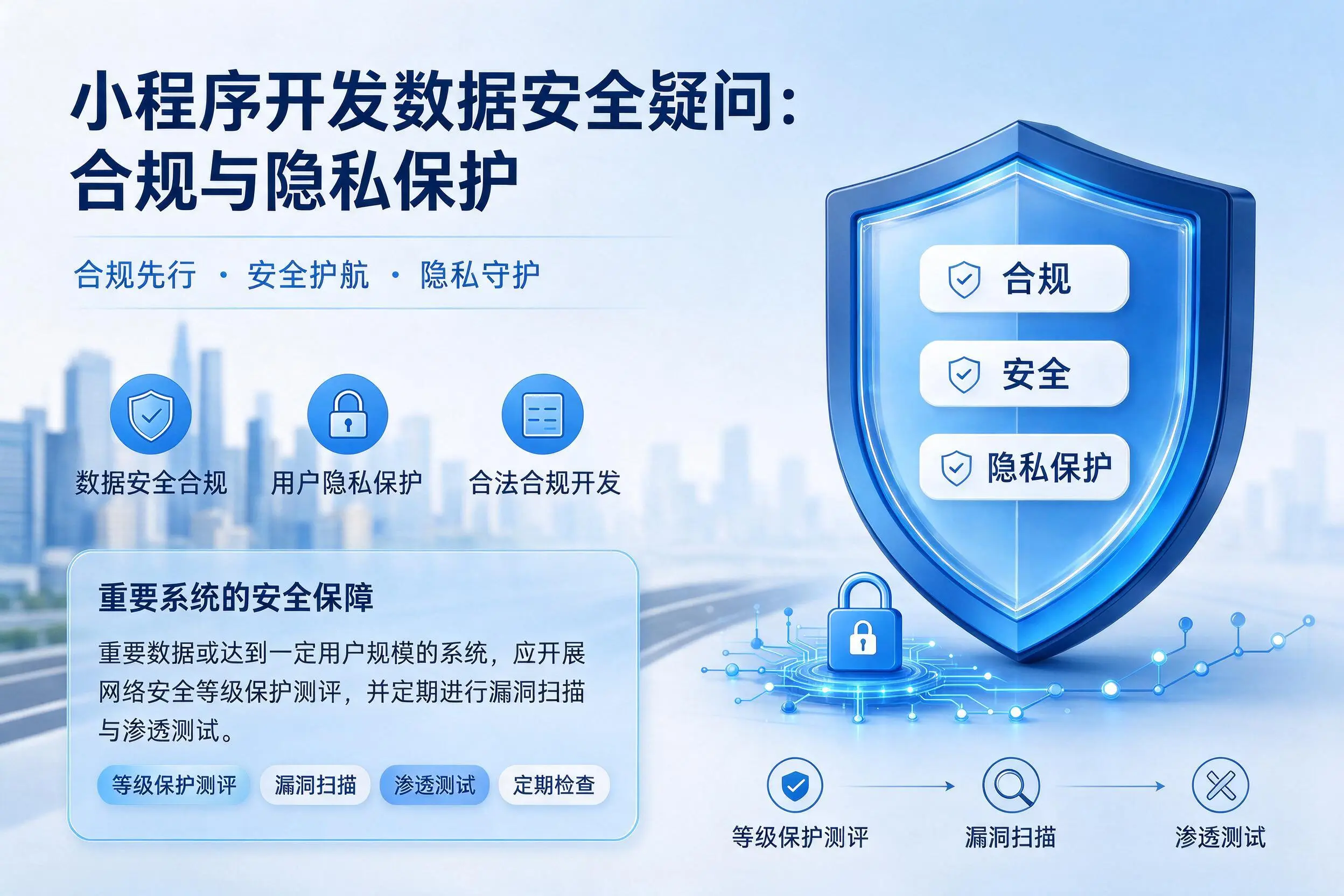 东方小程序开发数据安全疑问:合规与隐私保护