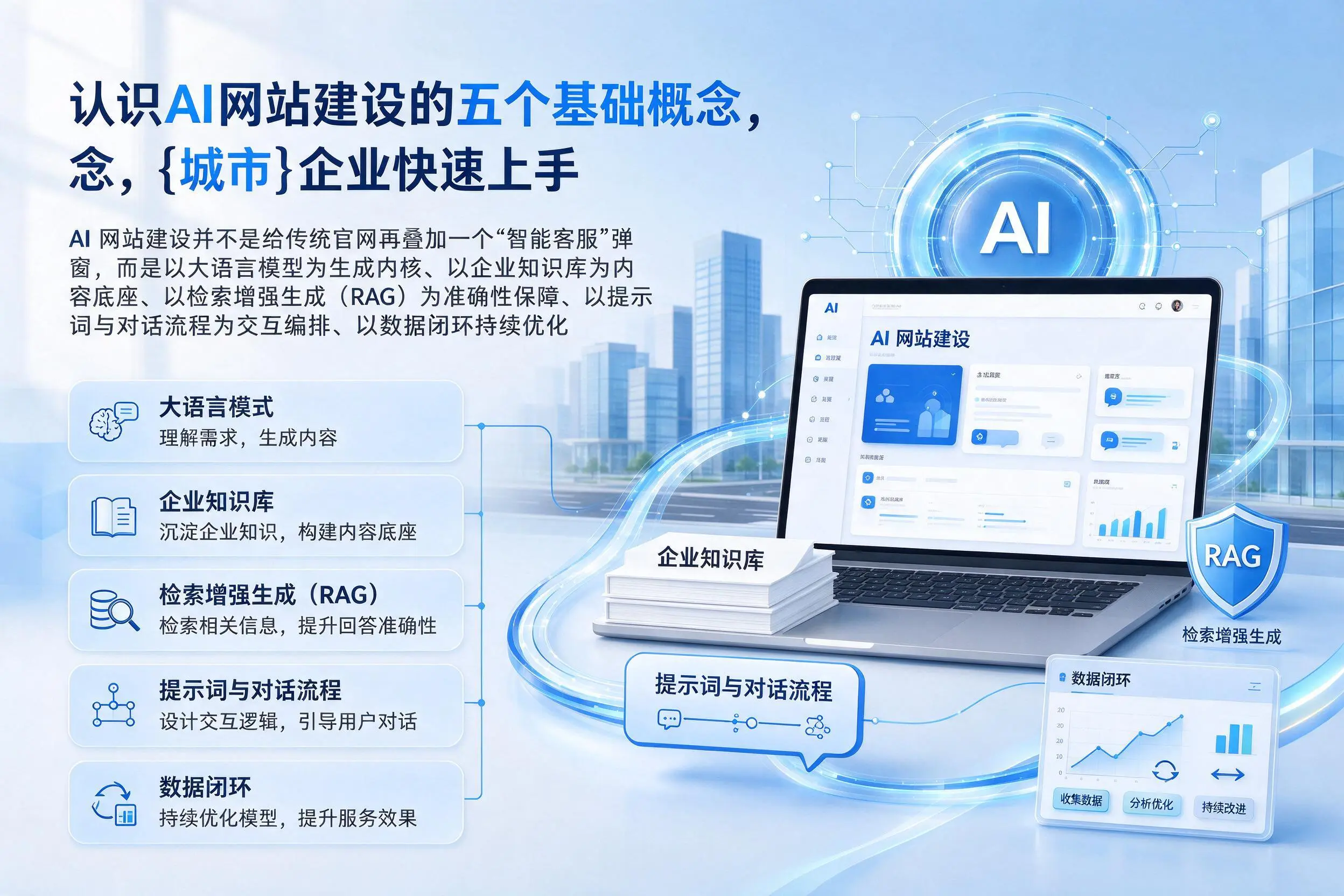 认识AI网站建设的五个基础概念，东方企业快速上手