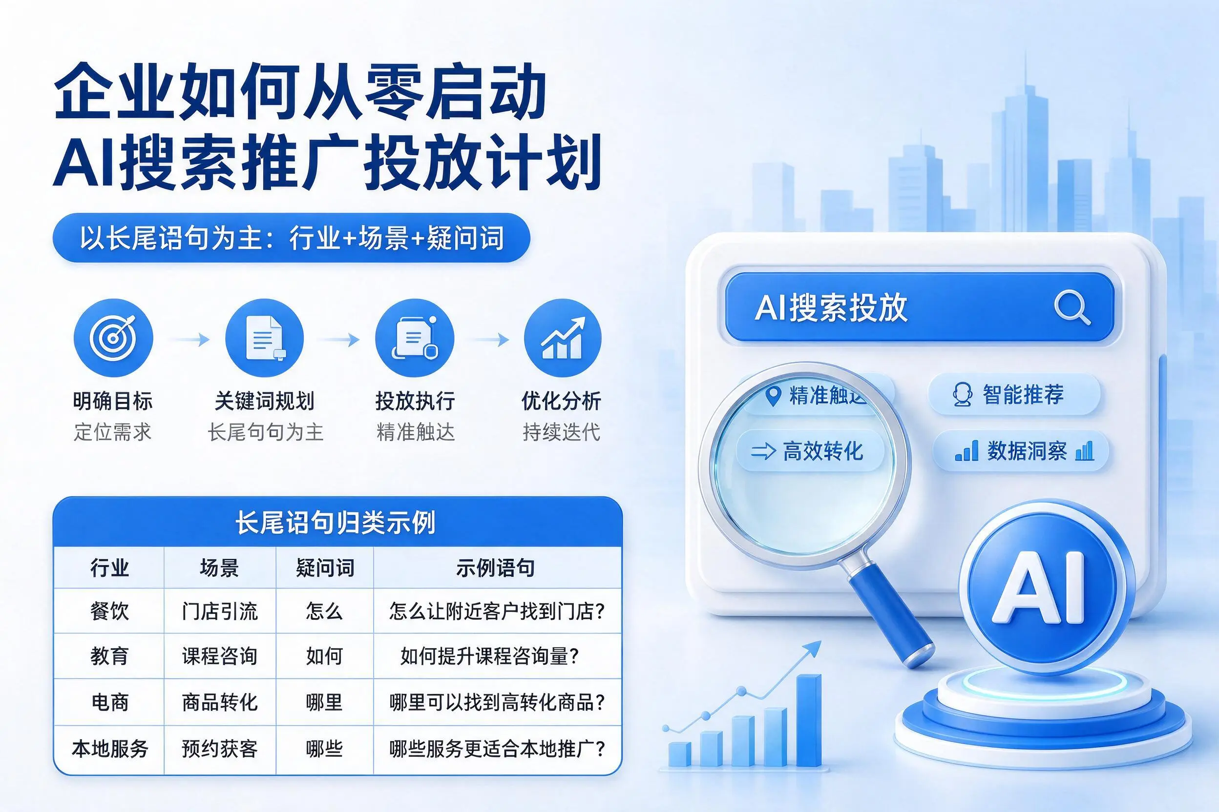 东方企业如何从零启动AI搜索推广投放计划